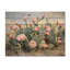 Cactus Garden In Bloom I - impression de bois de cactus floral - sur bois de pin naturel-123038915