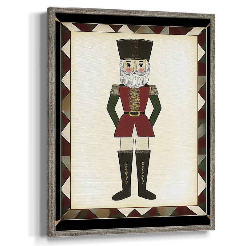 «Christmas Holiday Art CXVII», reproduction d'art encadrée - bois massif, H 11 po x l 9 po