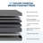 10" Medium Firm Charcoal Infused Memory Foam Mattress-527540168