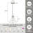 1-Light Pendant Light with Clear Glass Nickel Base-1242253698