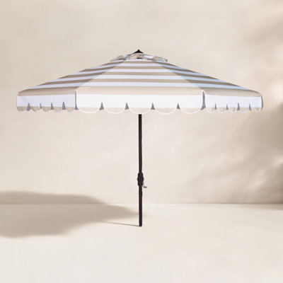 Natalee 108" Scalloped Tilt Top Market Umbrella