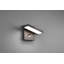 Treder Black Integrated LED Outdoor Armed Sconce