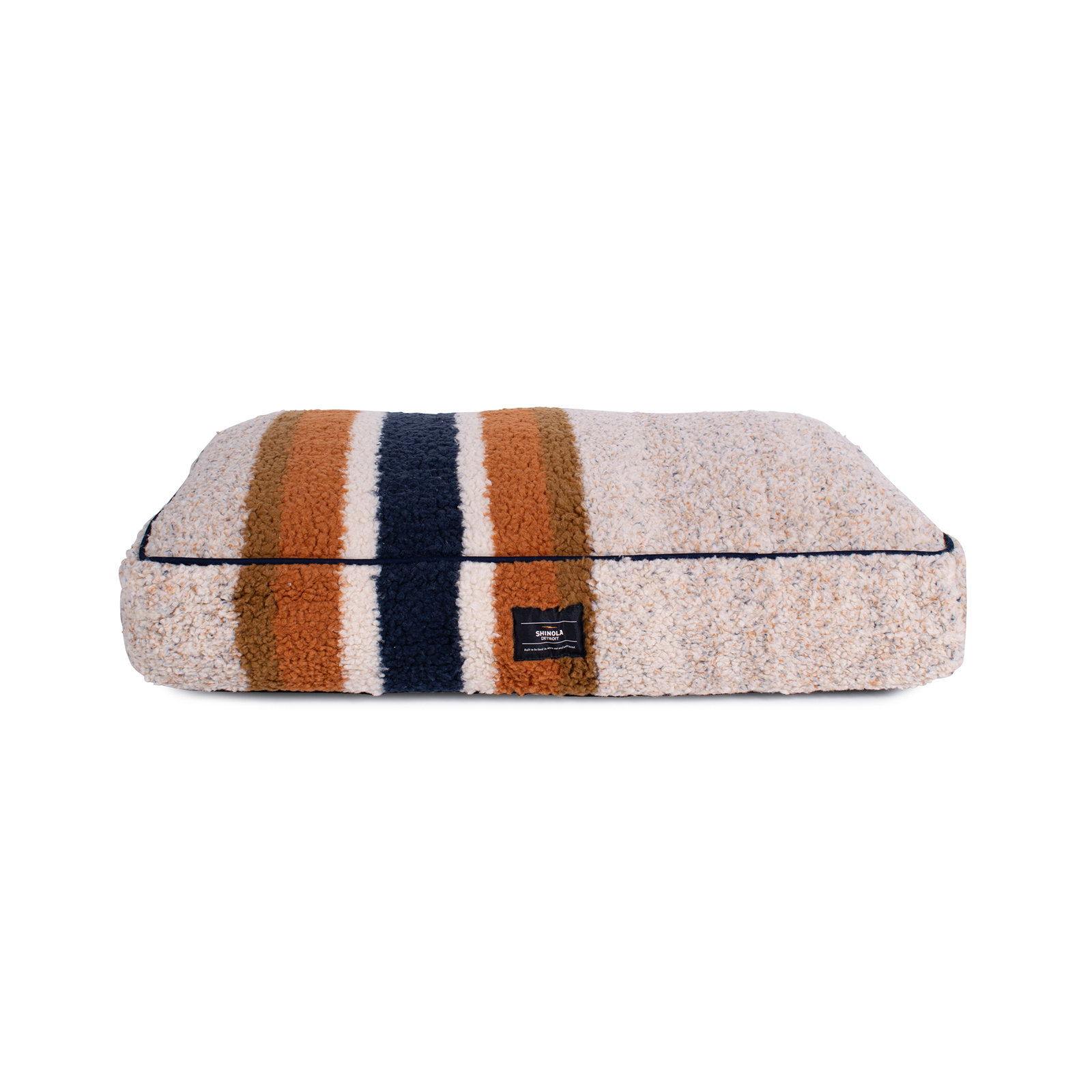 Napper Striped Pillow, Small (28" W x 20" D x 5" H), Oatmeal