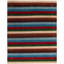 Tapis de bois one-of-kind-noué la 2010 gabbeh rouge/brun/bleu 9 pi 2 po x 11 pi en laine de 10 po Regitze