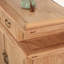Buffet en bois d'orme fabriqué à la main