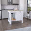 Îlot de cuisine, armoire à une porte, tablette