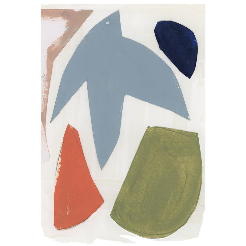 Four Colours III by Cartissi - Painting, 122 cm H x 81 cm W, Black Floater Framed