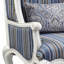 Chaise moderne en tissu et coussin Ciddrenar