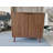 Sideboard Buffet Cabinet With Storage, Farmhouse Buffet Cabinet With Paper Clip Design, Wood Coffee Bar Storage Cabinet For Kitchen, Dining Room, Living Room, Entryway, Walnut,31.5" W