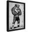 Art encadré noir Bulldog rétro encadré noir-729366211