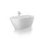 Duravit D-Neo 63'' x 30'' Freestanding Soaking Solid Surface Bathtub