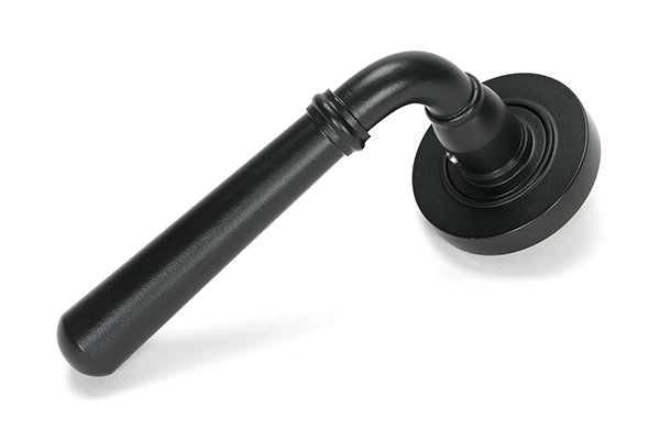 Newbury Interior Mortise Door Handle, Matt Black