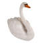 Décoration de cygne en grès