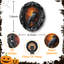 Plaque murale 3D gothique en résine, représentant un corbeau, avec un motif sculpté en relief. Décoration murale suspendue, style vintage sombre, idéale pour une fête d'Halloween ou comme cadeau.