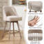 Tabouret pivotant rembourré Mangu (ensemble de 2)-24827825