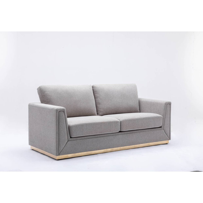 Canapé moderne Valin, lin LV01744
