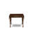 3 Piece Modern Dining Table Set Contains a Rectangle Wooden Table with Dropleaf and 2 Brown Linen Fabric Parson Dining Chairs, Mahogany-1477931478-1477931477-1489391858