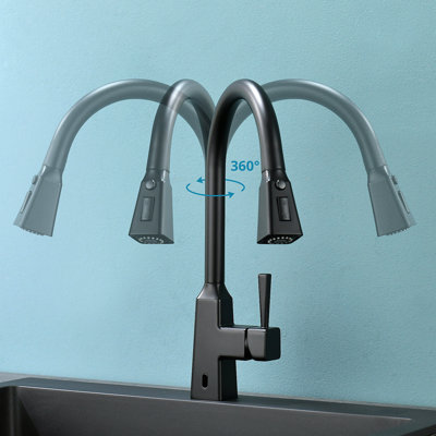 Touchless Kitchen Faucet,Hands Free Automatic Smart Kitchen Faucet