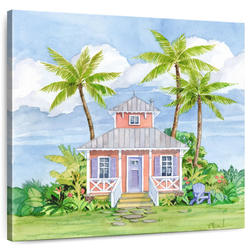 Lilie Tropical Cottage I, H 33 po x l 33 po