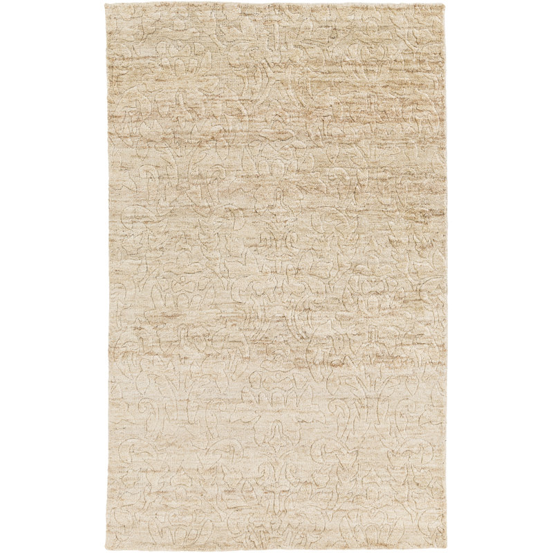 Limewood Damask Indoor Rug, Rectangle 3'3" x 5'3"