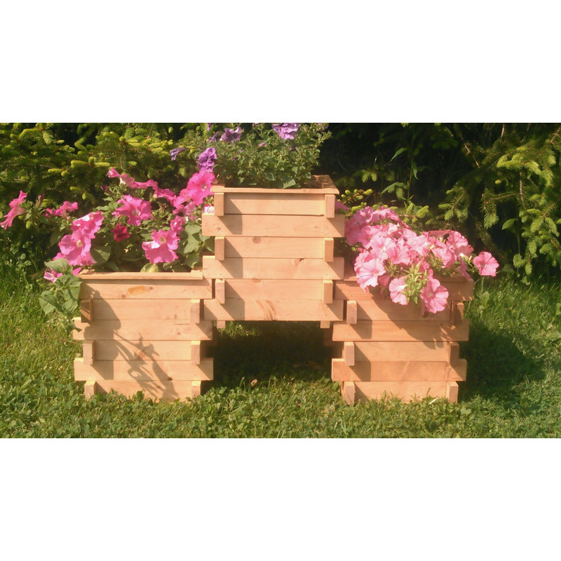 Boîte à fleurs en bois Jeannie