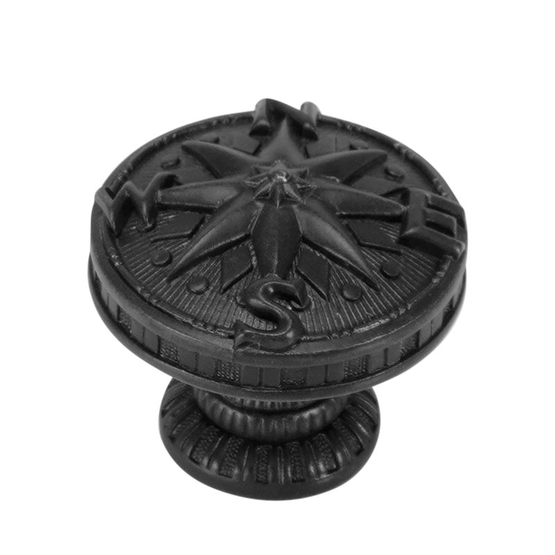 YACHT CLUB COMPASS KNOB, Black