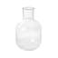 Vase de table en verre transparent 9,25 "intérieur / extérieur