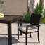 Ensemble repas pour patio en osier 8 personnes avec coussins Sunbrella Ehrenfried-69942358