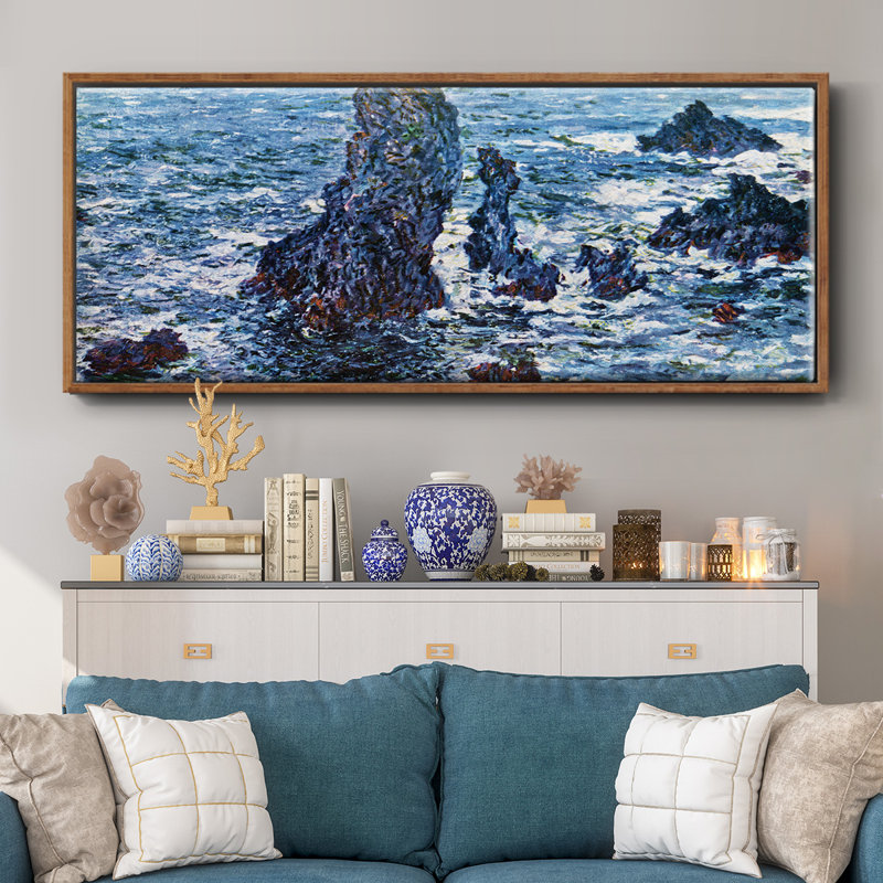 Rocks on Belle - Framed Canvas