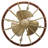 18" Rattan Caged Ceiling Fan with Light Kit and Remote-1092386171