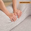 Modulaire 4 chaises, Boucle grise, sans assemblage pour salon 140 po en L Boucle 4 sièges, assemblage, doux et relaxant