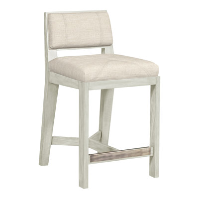 Scoville By Thom Filicia Upholstered Counter Stool with Solid Wood Frame