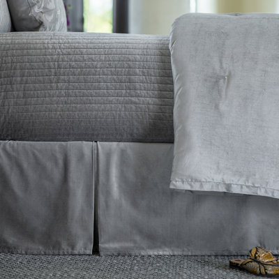 Aria Silk Tailored Bed Skirt