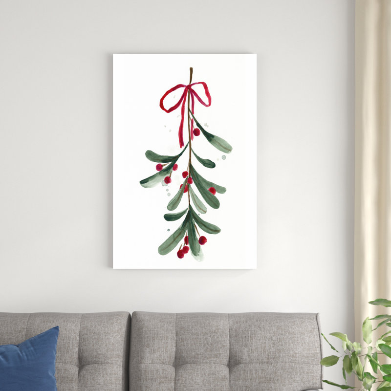 Warm Winter Wishes V by June Erica Vess - Wrapped Canvas Painting, 36" H x 24" W