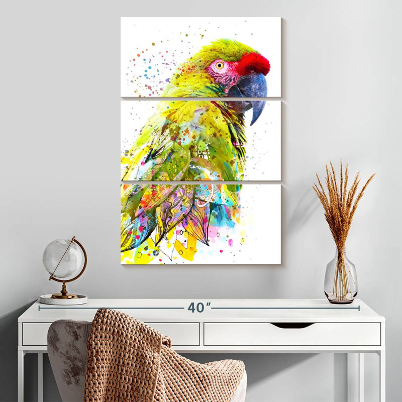 Brampt Stunning Safari Bird, 32" H x 20" W