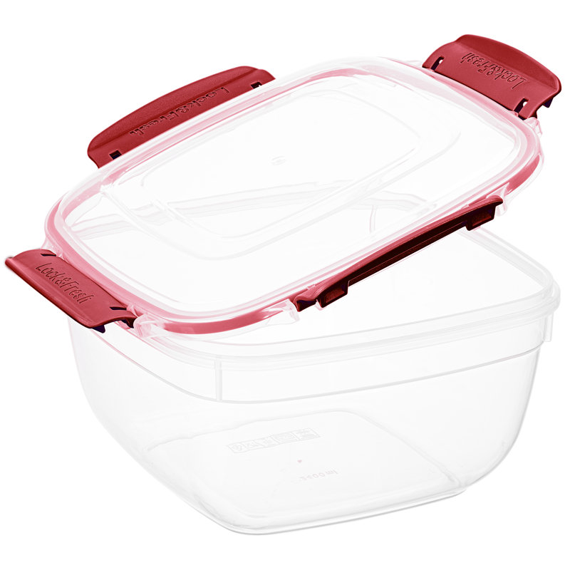 Dhyani 80oz. Food Storage Container, Red