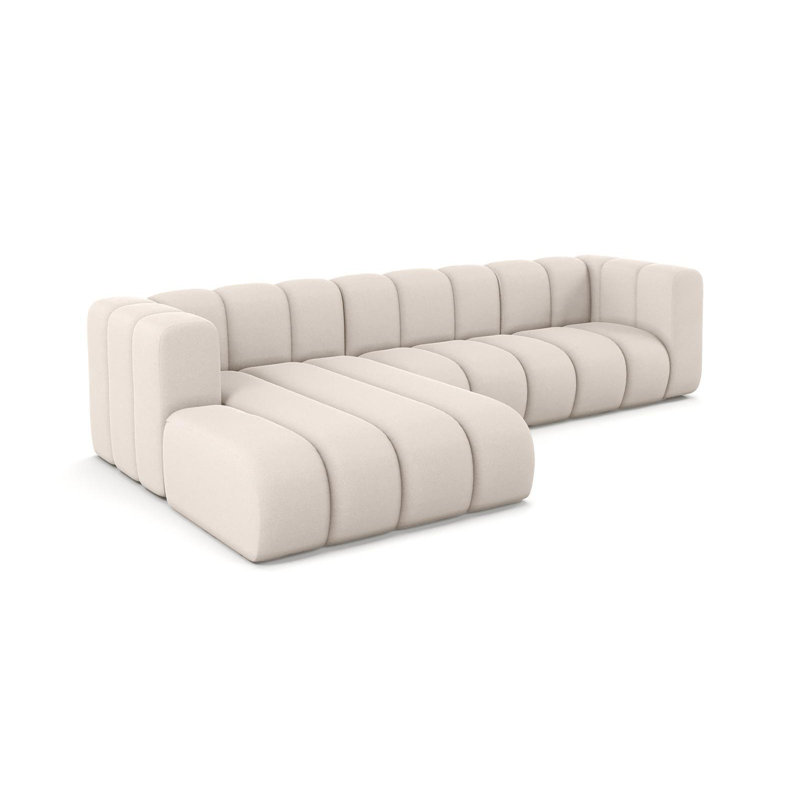 3 Seater Velvet Sectional