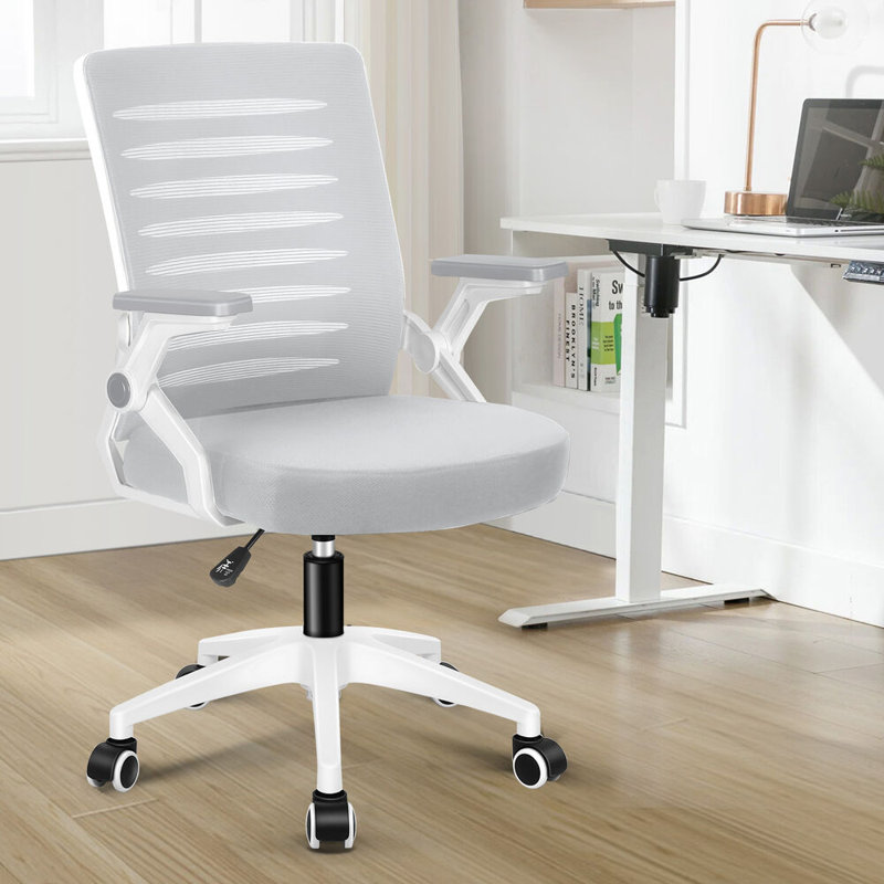 Office Chair, White, Grey