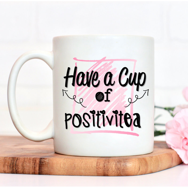 Ceramic Coffee Mug, Pink