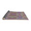 Tapis rose/bleu/vert à motifs Daryll-1847746564