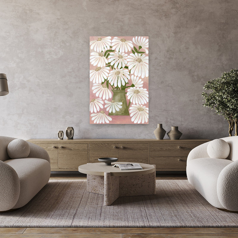 Art mural contemporain abstrait Noor, 48" H x 32" W