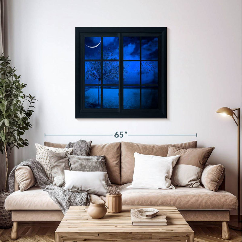 Lilie Moonlight Window, 39" H x 39" W