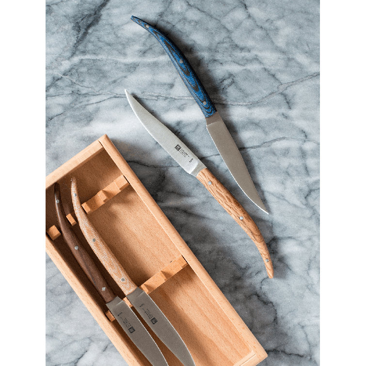 Shop ZWILLING J.A. Henckels 4-Piece Stainless Steel Serrated Mignon Steak  Knife Set