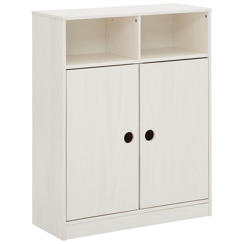 Diepreye 2 -Door 4 -Shelf, White