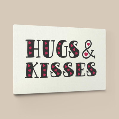 Bisous et câlins par CAD Designs - Graphisme sur toile