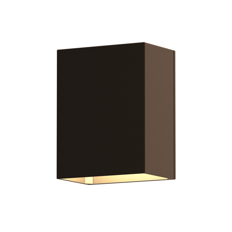 Box LED Outdoor Flush Mount, Bronze