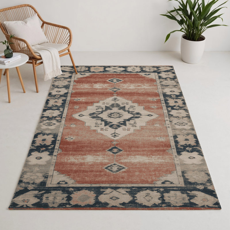 Tapis gris intérieur et extérieur surteint, Rectangle 5 pi x 7 pi