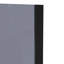 Black Walk In Shower Enclosure Wet Room Grey Glass Screen 1100mm & 1000mm with 300mm Return Panel