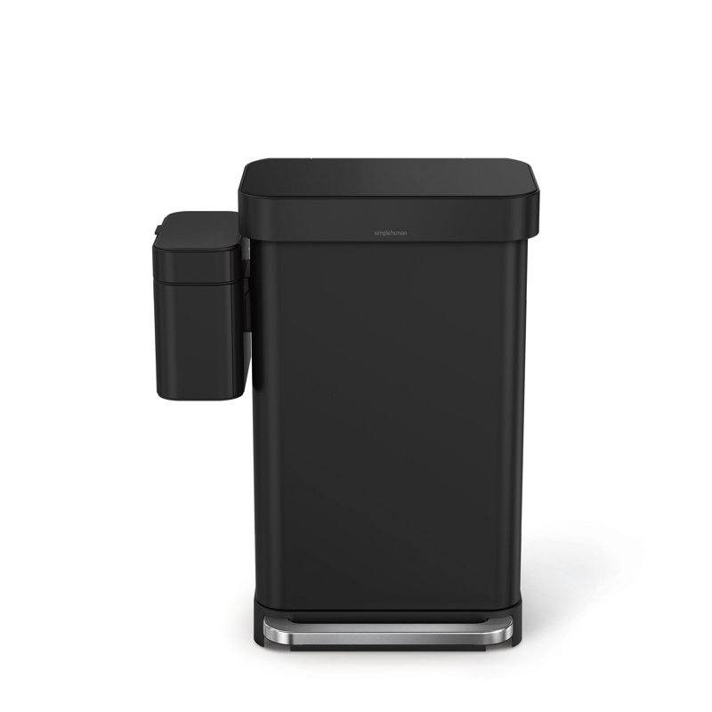 Simplehuman 4L Compost Caddy, Matte Black