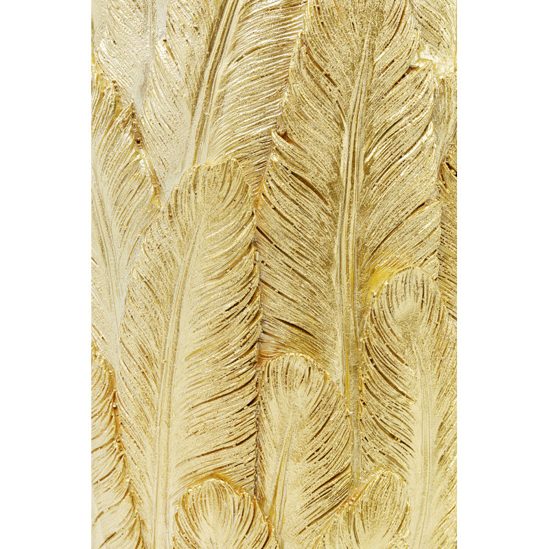 Vase Feathers Gold, 80cm H x 34cm W x 34cm D